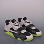 Travis Scott x Chase B x Jordan Jumpman Jack AJ4低帮 复刻麂皮黑灰绿 夜光底