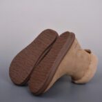 UGG W DRIZLITA CLEAR 卷毛神马薄底雪地靴 皮毛一体 浅卡其 - 图片 3