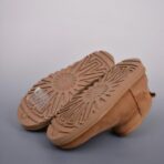 UGG羊毛一体迷你短靴 卡其色 - 图片 3