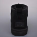 UGG羊毛一体迷你短靴 黑色 - Imagem 4