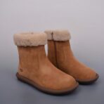 Ugg韩系23爆款手工羊卷毛靴 卡其