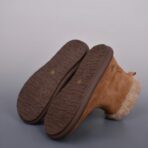 Ugg韩系23爆款手工羊卷毛靴 卡其 - 图片 3