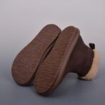 Ugg韩系23爆款手工羊卷毛靴 咖色 - 图片 4