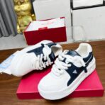 Valentino Garavani One Stud XL Low-Top Trainer（华伦天奴 Garavani One Stud XL 低帮运动鞋）白蓝拼色 - 图片 3