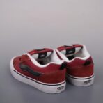 Vans Classics Knu Skool酒红色厚鞋舌面包鞋 - 图片 2