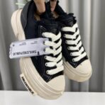 xVESSEL G.O.P. 70 系列厚底低帮休闲鞋（黑白拼色款） - Imagem 3