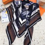 爱马仕最具代表性的丝巾 精致手工卷边 - Imagem 3