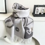 上新有质感2025爱马仕男女款围巾 - 图片 3