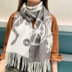 上新有质感2025爱马仕男女款围巾 - 图片 2