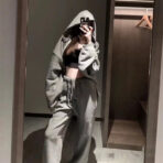 亚历山大王新款Alexanderwang亮闪闪套装裤