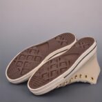 冬季新款 金扣皮加毛款 Converse Chuck 1970s 加毛款杏色 - Imagem 3