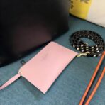 华伦天奴 Valentino Garavani Rockstud 粒面小牛皮托特包  黑色 小号 - 图片 4