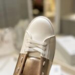 华伦天奴 Valentino Garavani Open Skate 系列低帮休闲情侣运动鞋（白玫瑰金配色款） - 图片 4