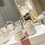 华伦天奴 Valentino Garavani Open Skate 系列低帮休闲情侣运动鞋（白浅粉配色款） - 图片 3