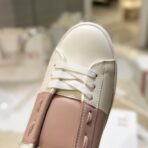 华伦天奴 Valentino Garavani Open Skate 系列低帮休闲情侣运动鞋（白浅粉配色款） - 图片 4