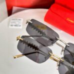 卡地亚（Cartier）Clash de Cartier 系列 CT0544S 无框金属太阳镜 - Imagem 3