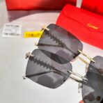 卡地亚（Cartier）Clash de Cartier 系列无框金属太阳镜 - Imagem 3