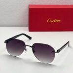 卡地亚（Cartier）Libre 系列无框金属装饰渐变镜片太阳镜 - Imagem 3