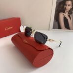 卡地亚（Cartier）无框金属链饰太阳镜