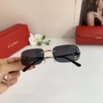 卡地亚（Cartier）无框金属链饰太阳镜 - 图片 2