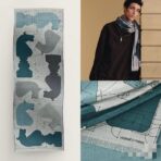 爱马家双面同色 轻薄透气长巾