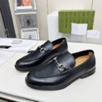 古驰 Horsebit 1955 乐福鞋（Gucci Horsebit 1955 Loafer）哑光黑色 - 图片 4