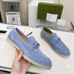 古驰 Horsebit 1955 乐福鞋（Gucci Horsebit 1955 Loafer）蓝色 - 图片 3