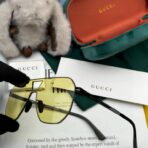 古驰（GUCCI） 双梁金属框多配色先锋风格情侣款太阳镜 - 图片 3