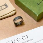 古驰（Gucci）Anger Forest系列银色调双G花纹戒指 - 图片 3