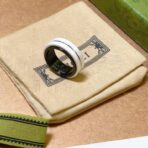 古驰（Gucci）Anger Forest系列黑白陶瓷戒指 - 图片 4