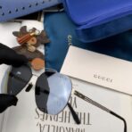 古驰（Gucci）金属框多边形太阳镜系列 - 图片 3