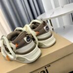 Ocai Vibe 系列米棕拼色厚底面包鞋 - 图片 2