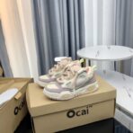 Ocai Vibe 系列浅粉紫拼色厚底面包鞋 - 图片 4