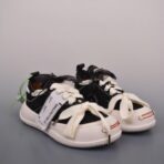 xVESSEL G.O.P. Low 系列厚底开口笑黑白拼接解构休闲鞋