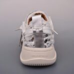 xVESSEL G.O.P. Low 系列厚底开口笑亮片休闲鞋（银色款） - Imagem 4