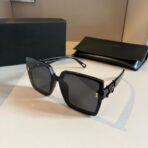 圣罗兰（Saint Laurent） 黑色大框方形太阳镜 - Imagem 3