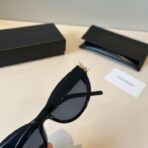 圣罗兰（Saint Laurent） 黑色猫眼全框太阳镜 - Imagem 3