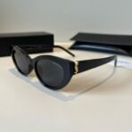 圣罗兰（Saint Laurent） 黑色猫眼全框太阳镜 - Imagem 2