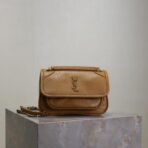 圣罗兰（Saint Laurent）Niki mini 土黄色粒面小羊皮链条包