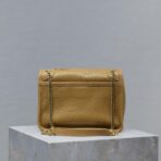 圣罗兰（Saint Laurent）Niki 中号黄棕色粒面小羊皮链条包 - 图片 2