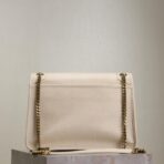 圣罗兰（Saint Laurent）Niki 奶白色粒面小羊皮链条包 - 图片 2