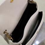 圣罗兰（Saint Laurent）Niki 奶白色粒面小羊皮链条包 - 图片 4