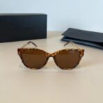 圣罗兰（YSL）玳瑁纹猫眼太阳镜 - Imagem 4