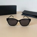 圣罗兰（YSL）黑色猫眼太阳镜 - 图片 3