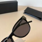 圣罗兰（YSL）黑色猫眼太阳镜 - 图片 4