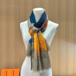 爱马家 轻薄透气 双面同色围巾 - 图片 3