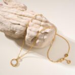 宝格丽双面钱币红白贝母项链 - 图片 4