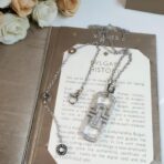 宝格丽（BVLGARI）Parentesi 系列满钻回形针项链 - Imagem 2