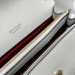 宝格丽（Bulgari）Serpenti Forever Day-to-Night 系列珍珠白色小牛皮单肩包 - Imagem 4