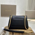 宝格丽（Bulgari）Serpenti Forever Maxi Chain 黑色小牛皮单肩包 - Imagem 3